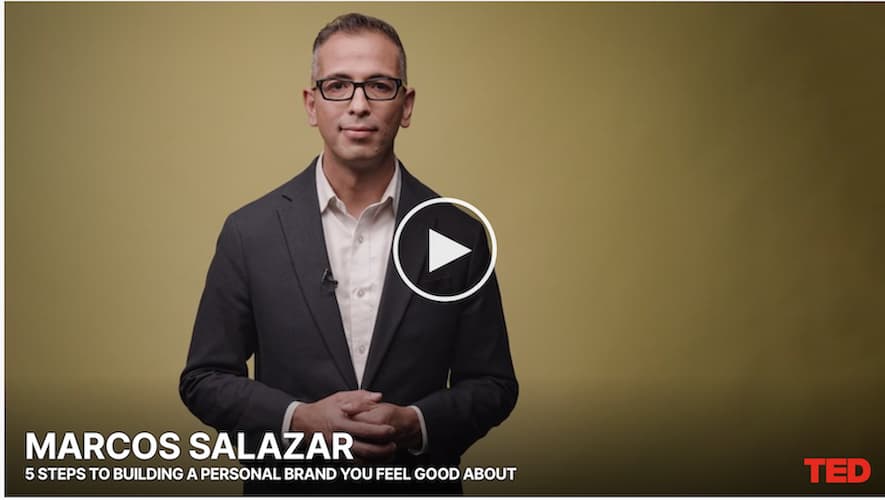 Marcos-Salazar-TED (2) Personal Branding on Purpose Instructor