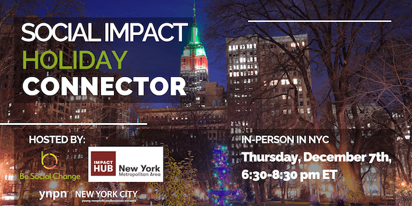 Networking for Social Impact Professionals on May 16
